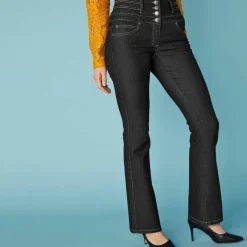 Jean boocut taille haute - petite stature
