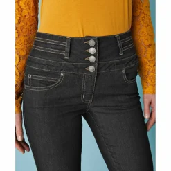 Jean boocut taille haute - petite stature