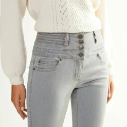 Jean boocut taille haute - petite stature
