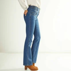 Jean bootcut taille haute - grande stature