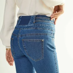 Jean bootcut taille haute - grande stature