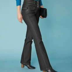 Jean bootcut taille haute - grande stature