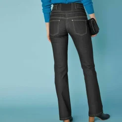 Jean bootcut taille haute - grande stature