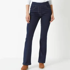 Jean bootcut ultra confort, grande stature