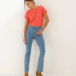 Jean bootcut ultra confort, grande stature
