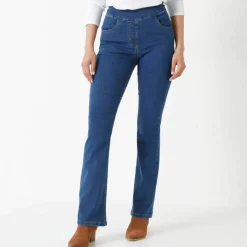Jean bootcut ultra confort, grande stature