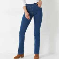Jean bootcut ultra confort, grande stature