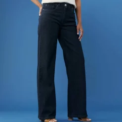 Jean coupe large stretch, grande stature
