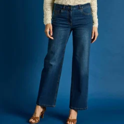 Jean coupe large stretch, grande stature