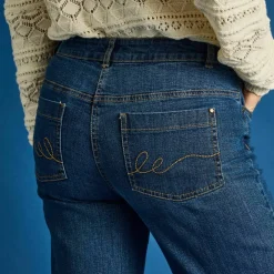 Jean coupe large stretch, grande stature