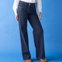 Jean coupe large stretch, petite stature