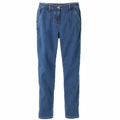 Jean coupe mom taille haute, stretch