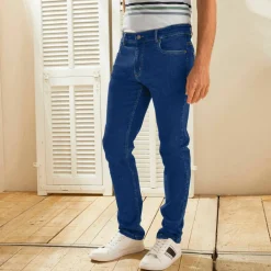 Jean droit basique coton stretch - L28