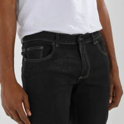 Jean droit basique coton stretch - L28