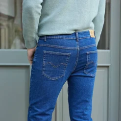 Jean droit basique coton stretch - L32