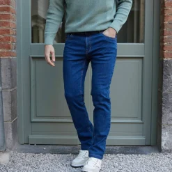 Jean droit basique coton stretch - L32