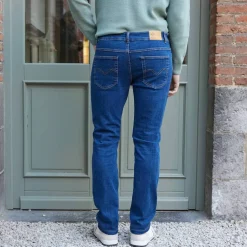 Jean droit basique coton stretch - L32