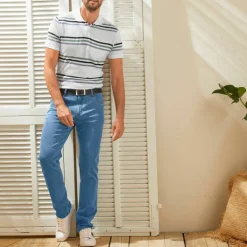Jean droit basique coton stretch - L32