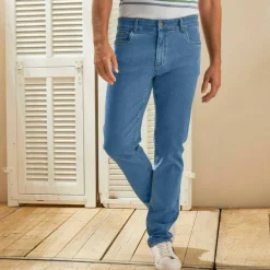 Jean droit basique coton stretch - L32