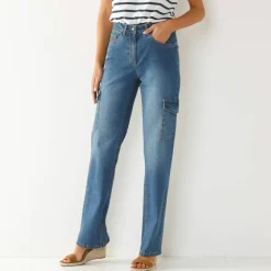 Jean droit cargo