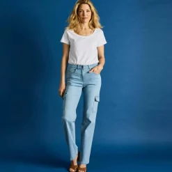 Jean droit cargo