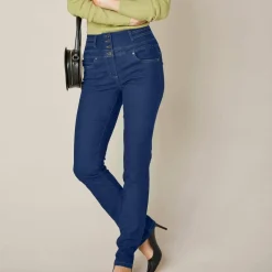 Jean droit taille haute - grande stature