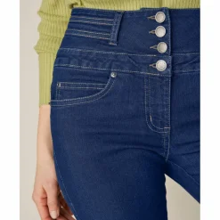 Jean droit taille haute - grande stature