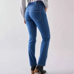 Jean droit taille haute - grande stature