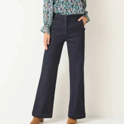 Jean flare, taille haute