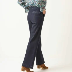 Jean flare, taille haute