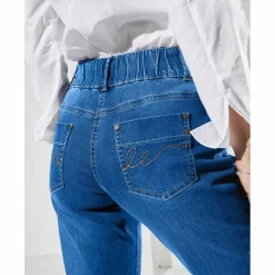 Jean mom taille élastiquée