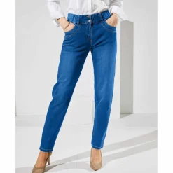 Jean mom taille élastiquée