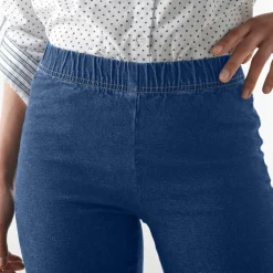 Jean sculptant, ceinture ventre plat