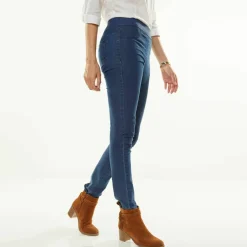 Jegging denim taille élastiquée - petite stature
