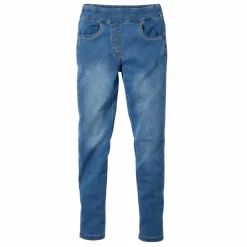 Jegging fuselé ultra stretch, maille effet jean
