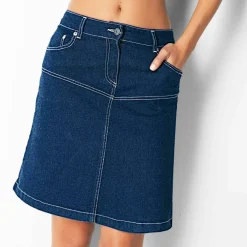 Jupe courte en jean