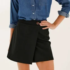 Jupe-short en maille milano
