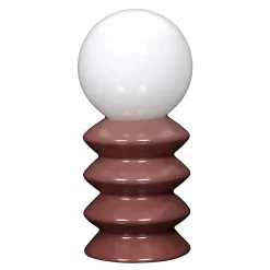 Lampe à poser LED à piles, en céramique