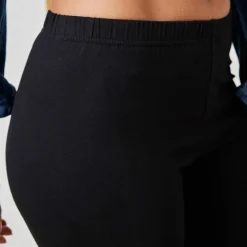 Legging 3/4, bas boutonné