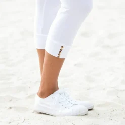 Legging 3/4, bas boutonné