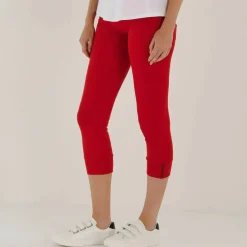 Legging 3/4, bas boutonné