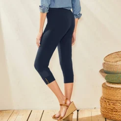 Legging 3/4, bas boutonné
