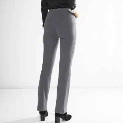 Legging bootcut uni, taille élastiquée