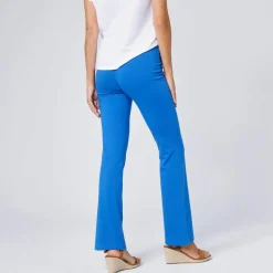 Legging bootcut uni, taille élastiquée