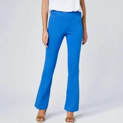 Legging bootcut uni, taille élastiquée