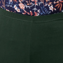 Legging bootcut uni, taille élastiquée