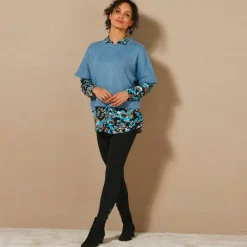 Legging boutons fantaisie