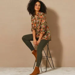 Legging boutons fantaisie
