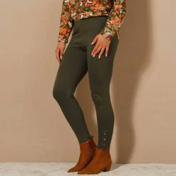 Legging boutons fantaisie