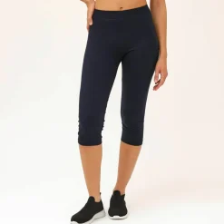 Legging corsaire uni maille stretch
